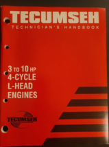 Tecumseh Technician&#39;s Handbook 3 to 10HP 4-Cycle L-Head Engines Manual - €12,97 EUR