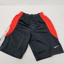 Nike Basketball Shorts Boys' Size 7 Gray Red Polyester - £3.08 GBP