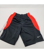 Nike Basketball Shorts Boys&#39; Size 7 Gray Red Polyester - £3.07 GBP