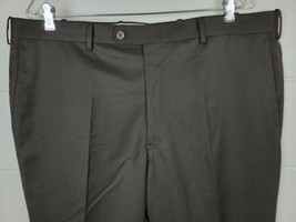 Mens NWT JB Britches Dark Brown Wool Dress Pants Slacks Torino Italy sz 40 - £28.48 GBP