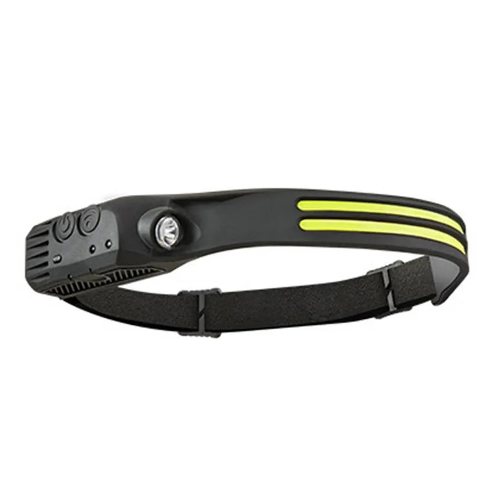 LED Headlamp Rechargeable Flashlight 230 Beam Motion Sensor  Outdoor Waterproof  - £82.02 GBP