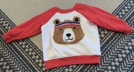 Baby Boy Old Navy Exercise Bear Sweatshirt Size 12-18 Months - £10.11 GBP