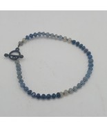 Vintage Blue and White Stone Bead Bracelet - €30,25 EUR