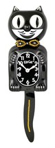 Limited Edition Gold/Black Kit-Cat Klock Swarovski Hand Crafted Jeweled ... - $139.95