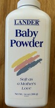 Lander Baby Powder 14oz 85% full Talc Soft As A Mothers Love - €15,55 EUR