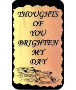 Ron&#39;s Hang Ups Giant 4&quot; x 6&quot; Refrigerator Magnets Thoughts of You Bright... - $7.99
