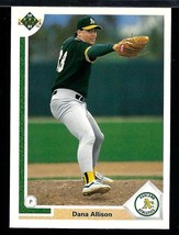 1991 Upper Deck Baseball #771 Dana Allison - Oakland Athletics - RC - £0.98 GBP