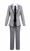 ZYHCOS US Size Men&#39;s High School Grey Uniform Cosplay Costume Full Set (Medium) - $68.59