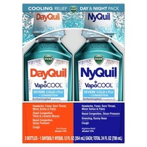 Vicks DayQuil and NyQuil VapoCOOL *11/2025* SEVERE Combo Cold &amp; Flu + Co... - $23.70 CAD