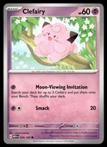 2023 Scarlet &amp; Violet Series - Scarlet &amp; Violet - 151 Clefairy Common #35 - £2.33 GBP