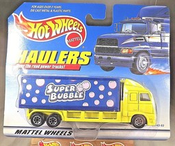 1997 Hot Wheels 65743-93 Haulers SUPER BUBBLE Yellow/Blue w/Chrome 7 Spoke Wheel - £11.64 GBP