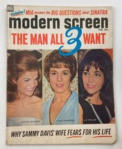 VTG Modern Screen Magazine February 1966 Jackie Kennedy, Liz Taylor No Label - £15.11 GBP