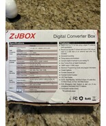 ZJBOX Digital Converter Box, HD Live TV 1080P USB Media Player MPEG4 - $38.61