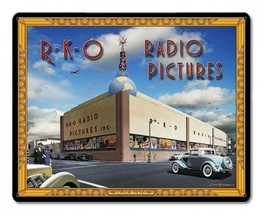 RKO Radio Pictures Studio by Larry Grossman Metal Sign - $29.95