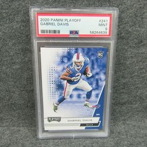 2020 Panini Playoff Gabriel Davis RC Rookie PSA 9 MINT #241 - £22.49 GBP