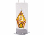 Flatyz Red House Christmas Candle - Flat, Decorative, Hand Painted Chris... - £12.53 GBP