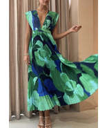 Deep V-neck Dress - $75.68 CAD