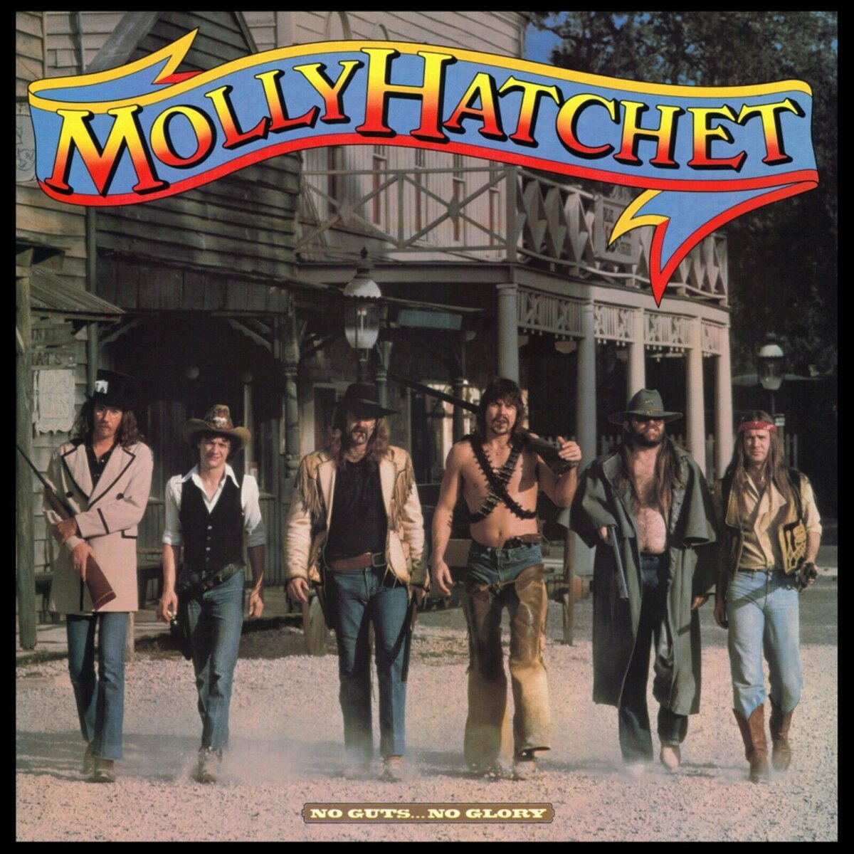 MOLLY HATCHET No Guts No Glory BANNER 2x2 Ft Fabric Poster Flag album — free download