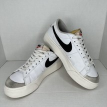 Nike Blazer Low Platform White Black Sail DJ0292-101 Women Sz 8 Lifestyle Shoes - £40.15 GBP