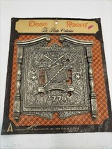 Fyfe &amp; Drum Vintage Nos 1968 American Tack Pewter Double Switch Cover 1776 - £19.33 GBP