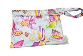 Wegreeco Butterfly Doggie Diaper Wristlet Bag Snap On Zip Pocket Washable  - $8.54