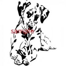 Dalmation Dog Led Down Cross Stitch Chart - £6.39 GBP