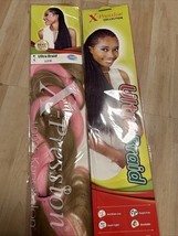 X-pression Ultra Braid Hair Extension --Rasta. Colour Pink+braun - €4,50 EUR