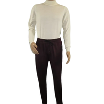 Men's Monte Carlo Turkey Jogging Suit 2pc Jump Set Stretchable 95164 Burgundy image 8