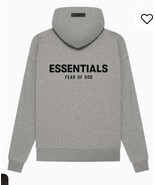 Essentials fear of god Hoodie Dark Oatmeal  Sz Large - $1,389.96 MXN