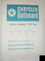 Chrysler Outboard Parts Catalog 9.9 HP - £6.56 GBP