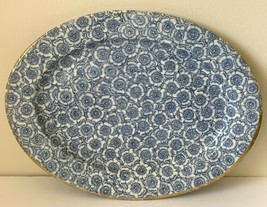 Antique Royal Worcester Blue Floral Serving Platter - £76.89 GBP