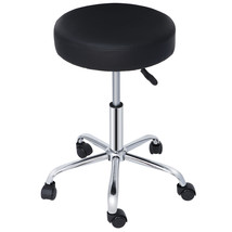 Round Rolling Medical Stools Adjustable Work Medical Stool With Wheels B... - £53.90 GBP