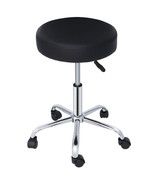 Round Rolling Medical Stools Adjustable Work Medical Stool With Wheels B... - £52.34 GBP