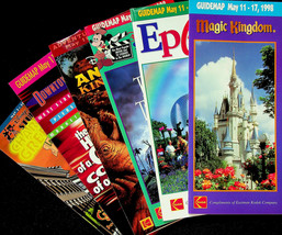 Walt Disney World Complete Set of Guidemaps - May 11-17,1998 - Near Mint... - $29.91