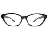 Norman Childs Eyeglasses Frames JULIE SMB Black Gray Horn Cat Eye 50-15-140 - £44.22 GBP