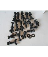 17 Assorted Hex Head Bolts  Wingnuts Black Oxide Finish 2-1/2&quot; &amp; 1-3/4&quot;&quot; - $9.85