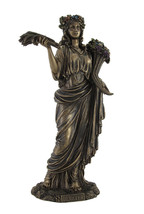 Greek Goddess of Harvest Demeter Bronzed Statue - $79.19
