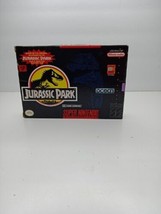 Jurassic Park SNES CIB Tested &amp; Working  - £47.95 GBP