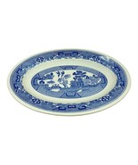 Buffalo China Blue Willow Large Oval Platter 12 1/2&quot; Restaurant Ware - £15.56 GBP