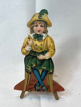 1900&#39;s Lion Coffee No 11 Little Jack Horner Victorian Paper Doll Trade Card - £23.70 GBP