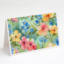 Alaska Forget-me-nots Watercolor Greeting Cards - Pack of 8 Cards with Envelopes - $21.77