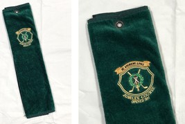 St Andrews Links Jubilee Course Opened 1897 Golf Bag Towel Embroidered Green - £19.34 GBP