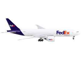 Boeing 777F Commercial Aircraft &quot;Federal Express (Fedex)&quot; White with Pur... - £61.53 GBP