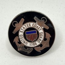 US Coast Guard USA Military Patriotic Enamel Lapel Hat Pin Pinback - £4.69 GBP
