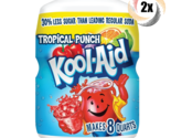 2x Canisters Kool-Aid Tropical Punch Powdered Drink Mix | Caffeine Free ... - $23.90