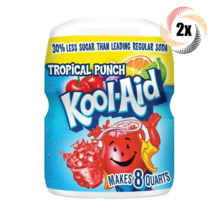2x Canisters Kool-Aid Tropical Punch Powdered Drink Mix | Caffeine Free | 19oz - £18.77 GBP