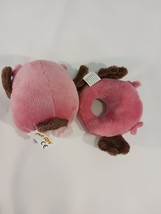 Pet Flys Owl Plush Pet Dog Toy Set With Squeaker - Pink image 4