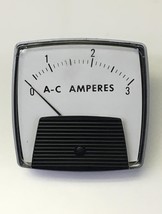General Electric GE 250 0-3 ACA Alternating Current Panel Meter 0-3Amps  - $312.63 MXN