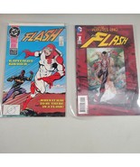 Flash Comic Book Lot Lenticular 3D Cover and Back and Issue 12 + Bonus B... - $13.99