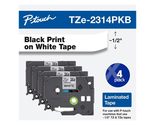 Brother Genuine P-Touch TZe-231 4-Pack Tape (TZE2314PKB) ½ (0.47 or 12... - $58.07+